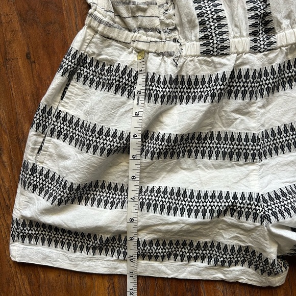 Impeccable Pig Women’s Size Large Black and White Romper Shorts Breatheable - Picture 7 of 11